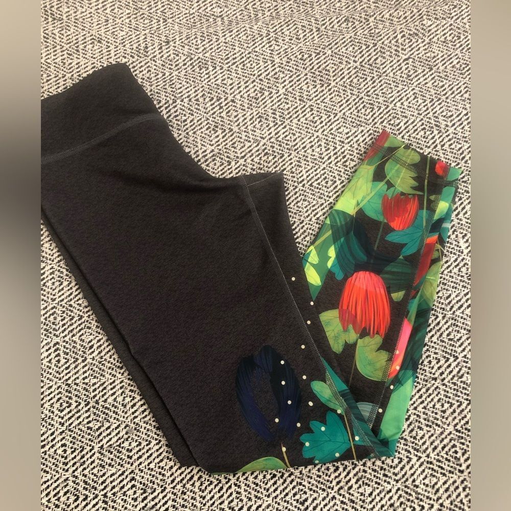 Anthropology pure + good floral leggings